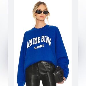 Anine Bing Blue Sweatshirt